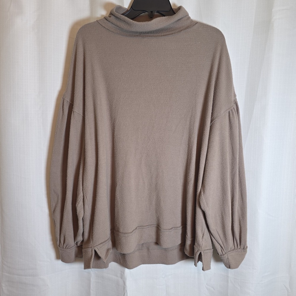 We The Free Free People Winnie Cutout Back Long Sleeve Sweater Top Small